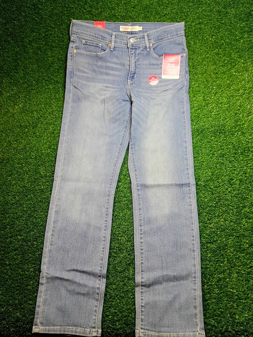 Levi Strauss Signature Mid-Rise Straight Jeans - Sz 10 NWT